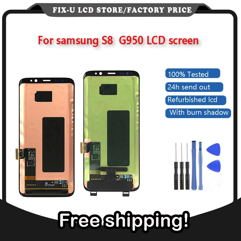 OEM ЖК-экран и дигитайзер в сборе запасные части для samsung Galaxy S8 G950