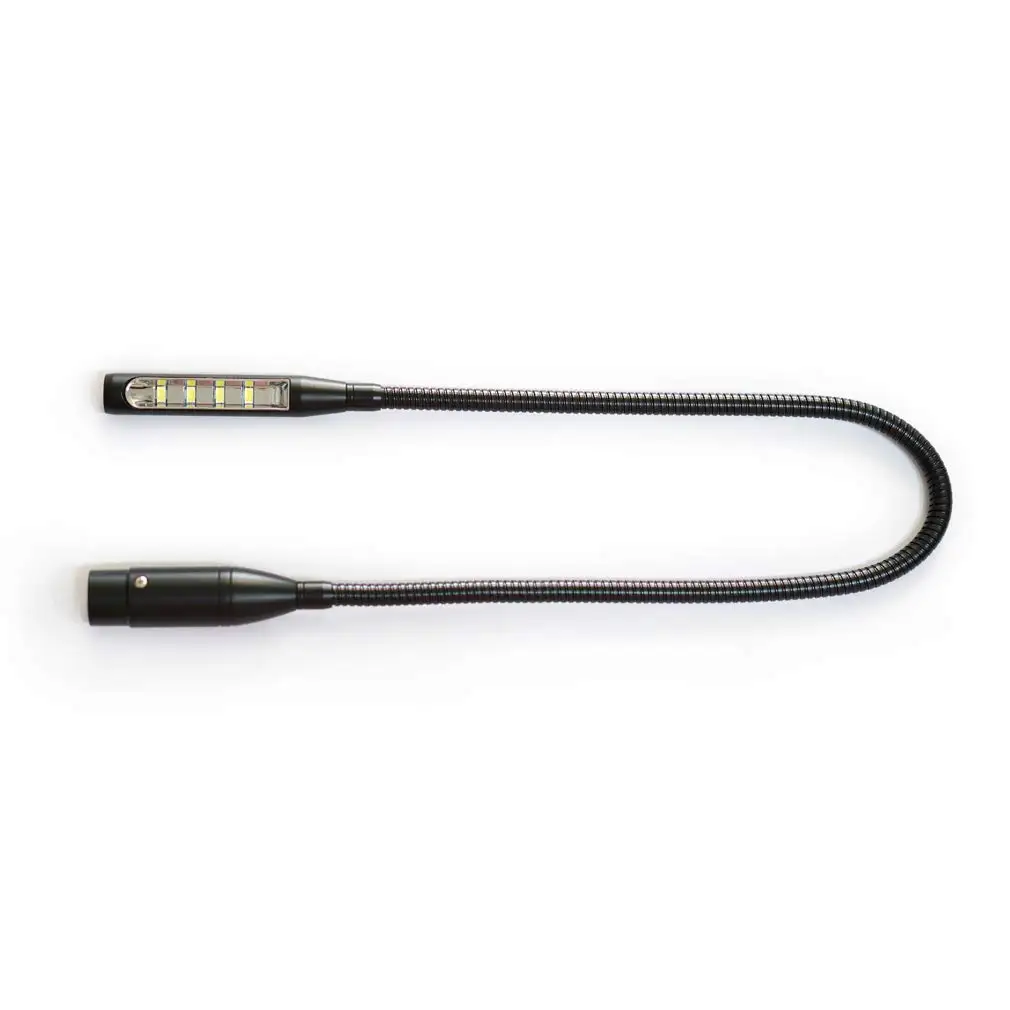 Gooseneck XLR Light 12 Volts LED Console Lamp for Mixers (3PIN 12V XLR) XLR LAMP