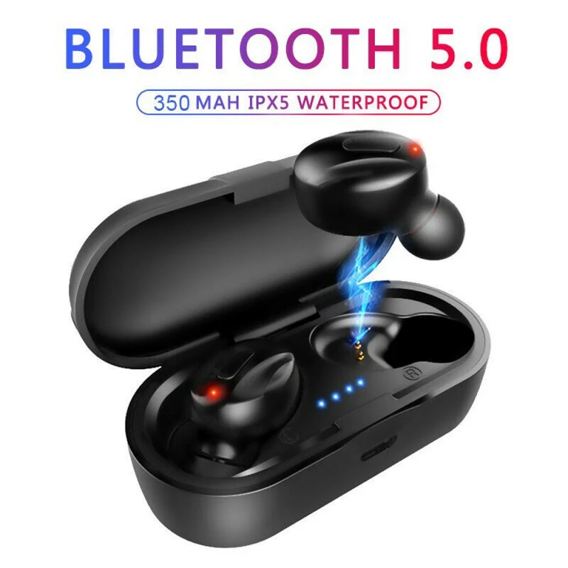XG13 Bluetooth 5 0 In ear Headset Wireless TWS Sport EDR Earphone Black Rechargeable Earphone Charging Case High quality