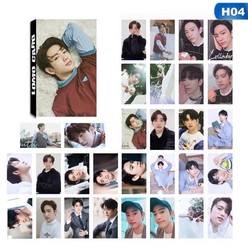 30 шт./компл. K-Pop GOT7 альбом подарок вам Lomo карты Мода самодельные бумажные фото карты вентиляторы стационарный подарок