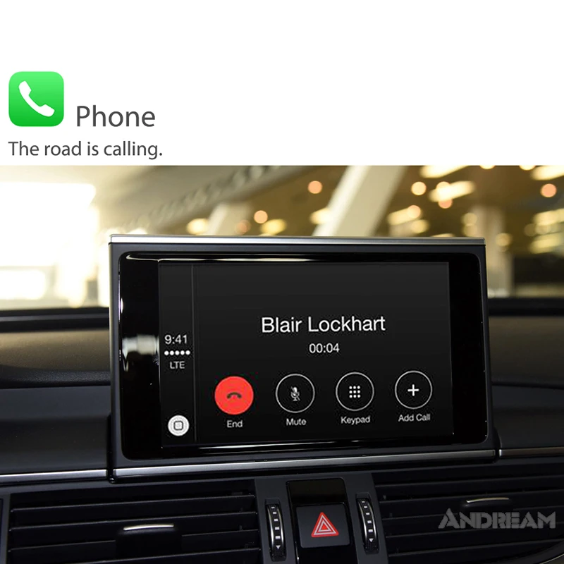 Беспроводной CarPlay AirPlay интерфейс коробка для AUDI B9 A5/S5/A4 OEM экран обновление MMI система камера заднего хода Siri Голосовое управление