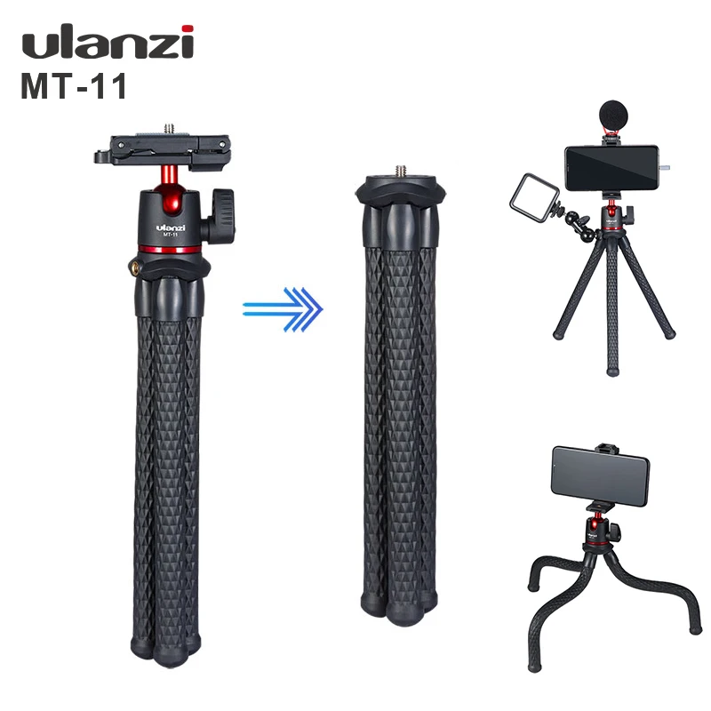 XILETU XS-1 Universal Mini Short Tripod 1//4 Screw Hole For Smartphone DSLR Zhiyu