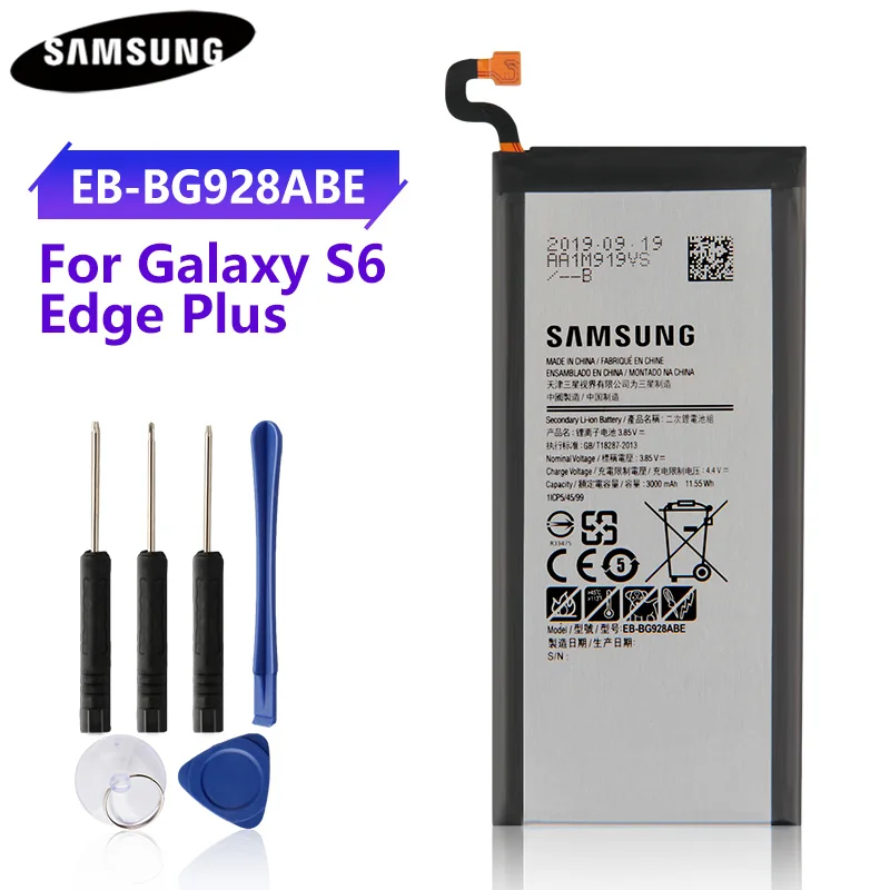 

Samsung Original Battery EB-BG928ABE EB-BG928ABA For Samsung GALAXY S6 EdgePlus G928F G928V G9280 S6Edge+ S6 Edge Plus 3000mAh