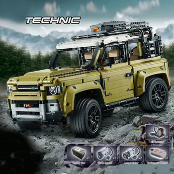 

In stock Technik Auto Serie Lands Defender Rover 2573PCS Modell Building Blocks Bricks Lepining 42110 toys for children gifts