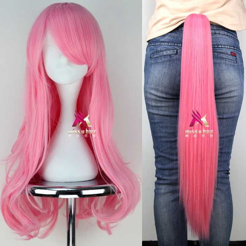 Princess fluttershy Unicorn Cosplay wig Halloween Party Supplies