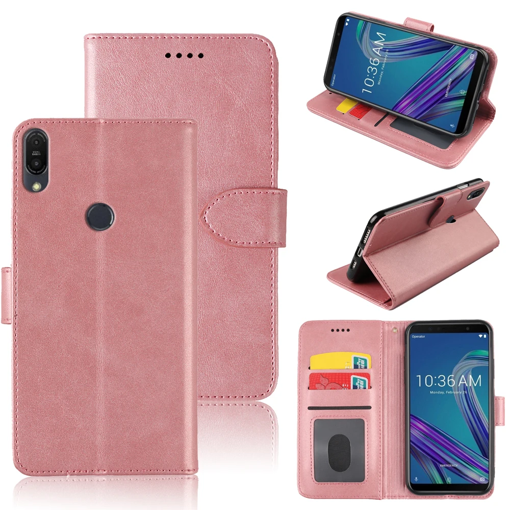 Чехол для телефона MKS ASUS ZenFone Max Pro M1 (ZB602KL) с откидной подставкой Магнитный чехол