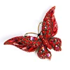 Morkopela-broche de mariposa grande para mujer, alfileres de cristal de lujo para fiesta, alfileres de diamantes falsos, accesorios para ropa ► Foto 3/6