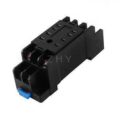 

8-Pin 8P 35mm DIN Rail Mount Relay Socket Base for HH52P MY2NJ