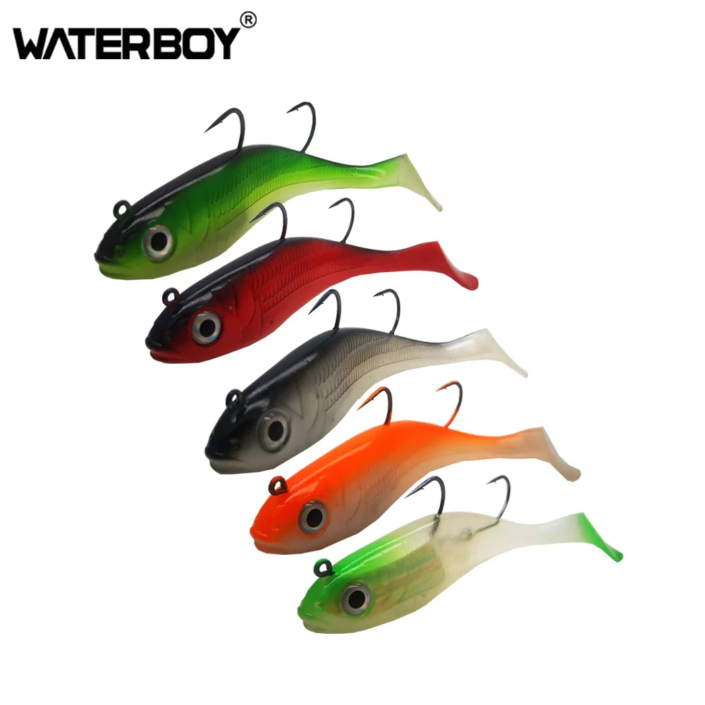 WATERBOY TW Big Lure Soft Bait 20cm 170g Artificial Swimbait Paddle
