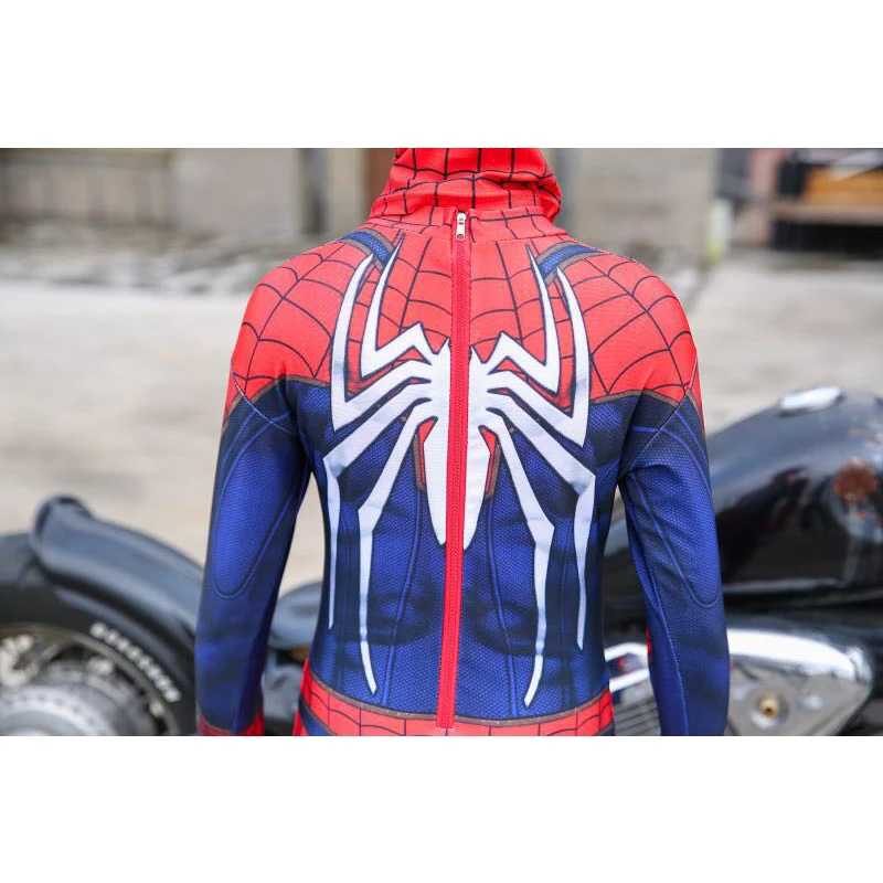 Детский костюм Spider Ps4 из спандекса для взрослых, косплей-игра Spider Insomniac, вечерние костюмы на Хэллоуин для мальчиков