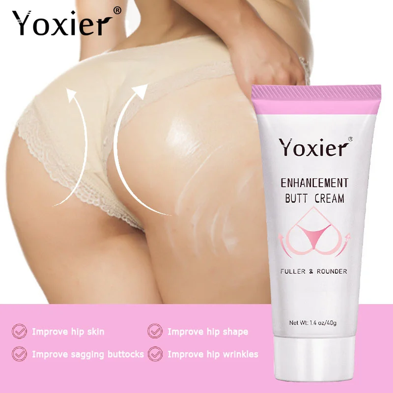 Yoxier Buttocks Enlargement Cream Enhances Ass Lifting Nourish Sexy Curve Shaping Massage Enhancement Perfect Hip Shape Care 40g |
