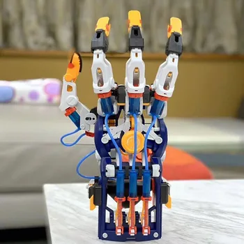 

Science Toy Robot Hydraulic Mechanical Gloves Movable GE-634 Model Assembly DIY Puzzle Experiment Children's Gift 203pcs