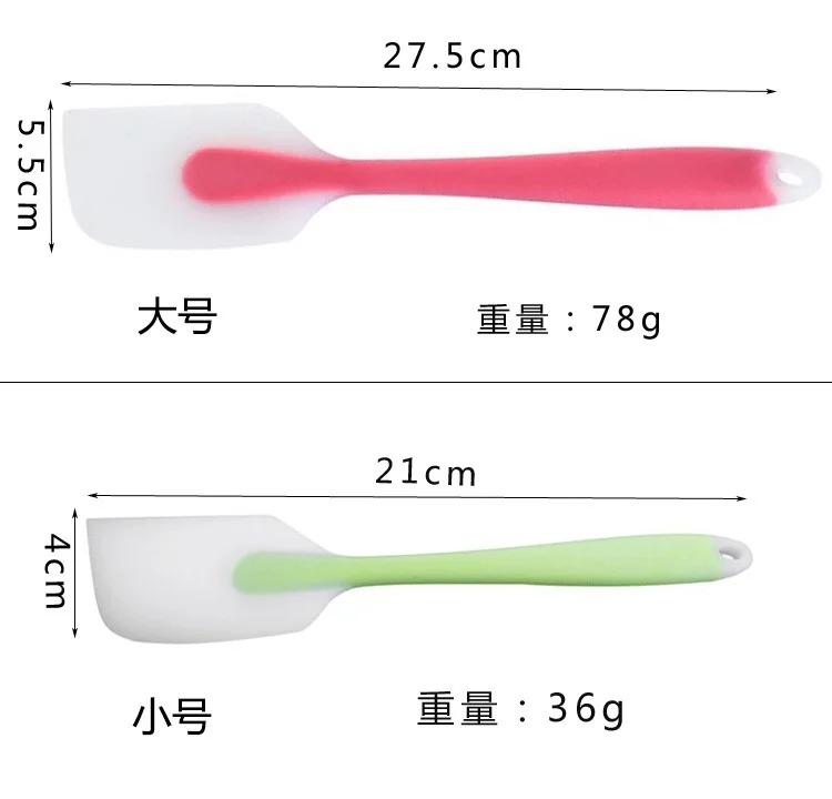 Инструменты для торта, лопатка для торта, полупрозрачная силиконовая лопатка, кухонный лопатка, Миксер Для Мороженого, лопатка для мороженого, скребок для крема