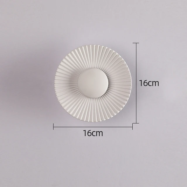 Creative 5W LED Wall Lamps Disc-shaped Metal Hotel Restaurant Bedroom ...