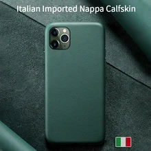 SanCore для iPhone 11 Pro Max чехол для телефона наппа кожаный чехол из натуральной кожи защитный чехол бизнес премиум класса роскошный чехол