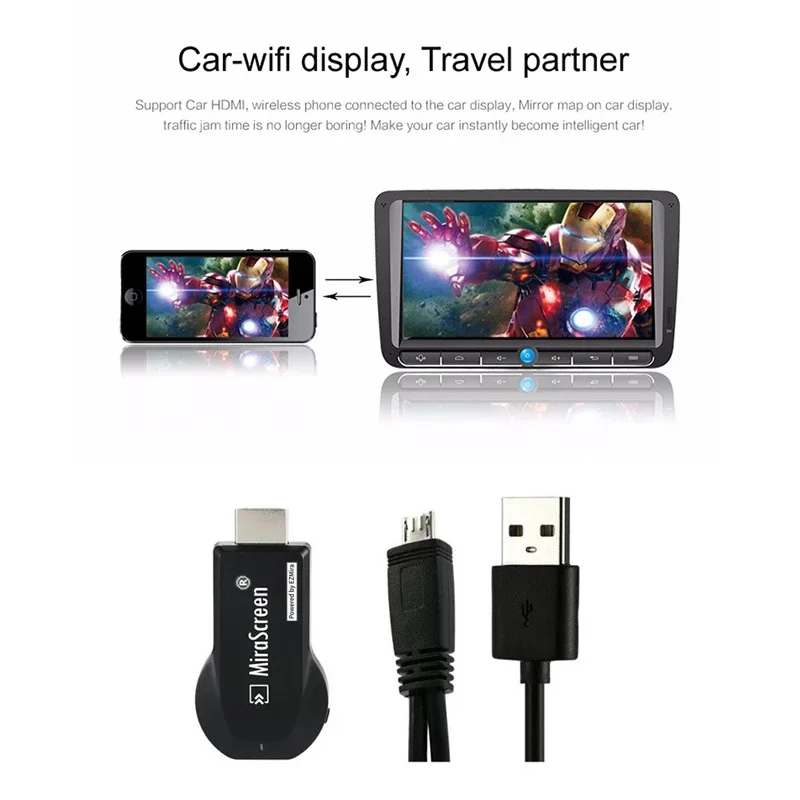 1080P TV Stick M2 Plus HDMI-compatible M2 Pro WiFi Display TV Dongle Receiver With DLNA Miracast For IOS Android AnyCast