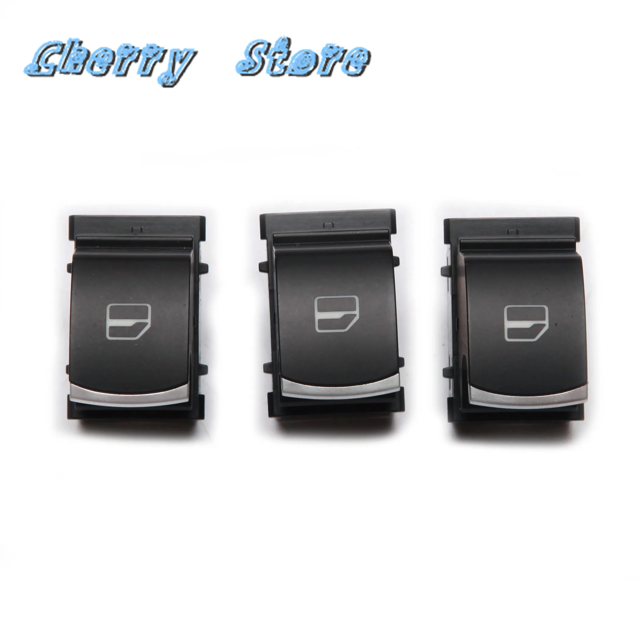 

NEW 5K0 959 855 3Pcs Chrome Passenger Side Windows Control Switch Button For VW Jetta Golf MK5 6 Passat B6 7L6959855B 5ND959855