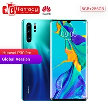 Global Version Huawei P30 Pro 8GB 256GB Smartphone 5x Optical Zoom Quad Cameras 6.47” Full Screen OLED Kirin 980 NFC 4200mAh