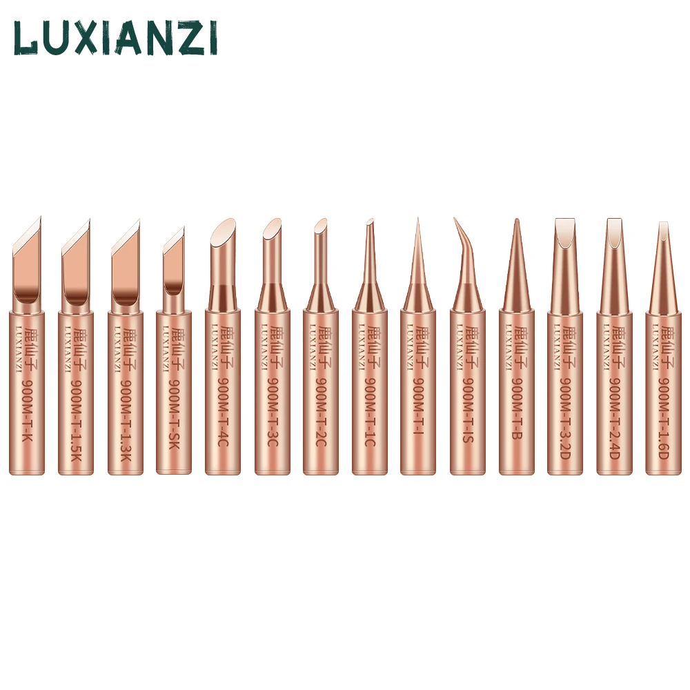 Наконечник паяльника из чистой меди LUXIANZI 936 937 938 паяльная станция сварочный