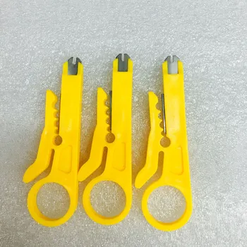 

100pcs/Lot Network UTP Cable Cutter Stripper Plier Punch Down Hand Tools Easy Use Mini Portable Simple Data Cable Wire Plier