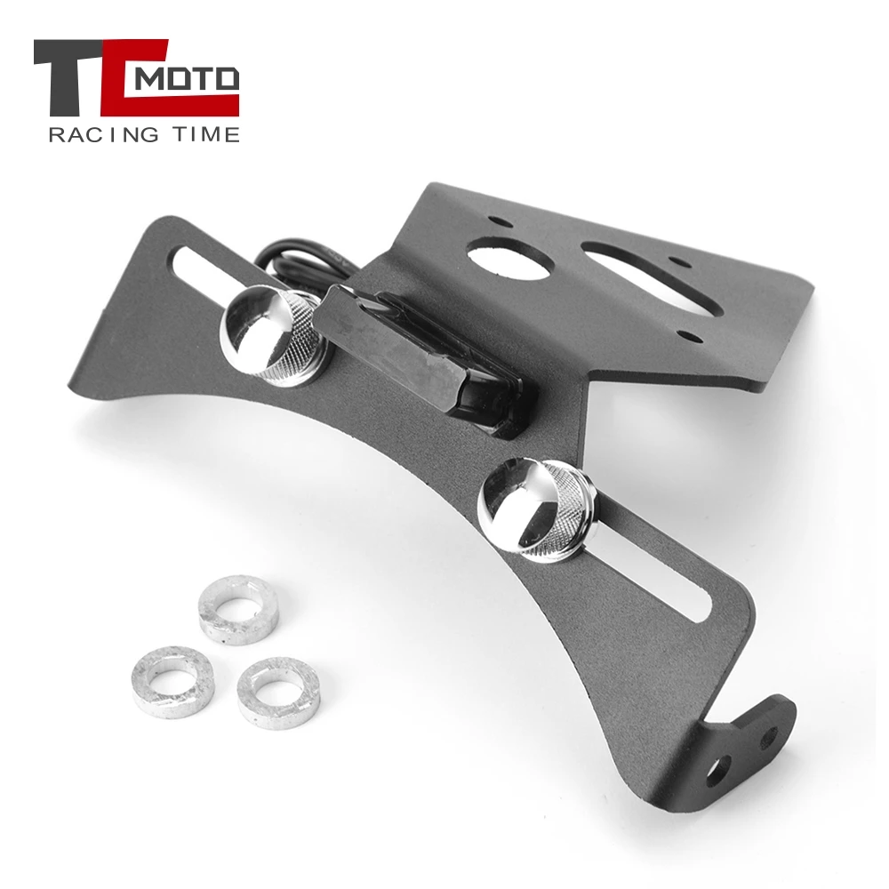 

Motorcycle License Plate Light Bracket for Triumph Daytona 600 675 750 900 955i 1000 1200 675R Street Triple R S RX RS 2013-2019