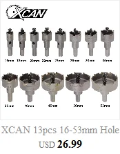 XCAN 6 шт. 6-19 мм 90 градусов 5 флейт сверло с желобками набор HSS фаски Резак нано синий покрытием Зенковка сверло