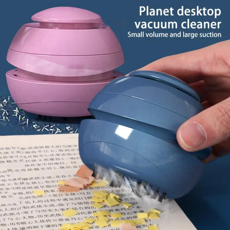 Desktop Mini Vacuum Cleaner Rubber Crumbs Soot Cleaning Vacuum Cleaner