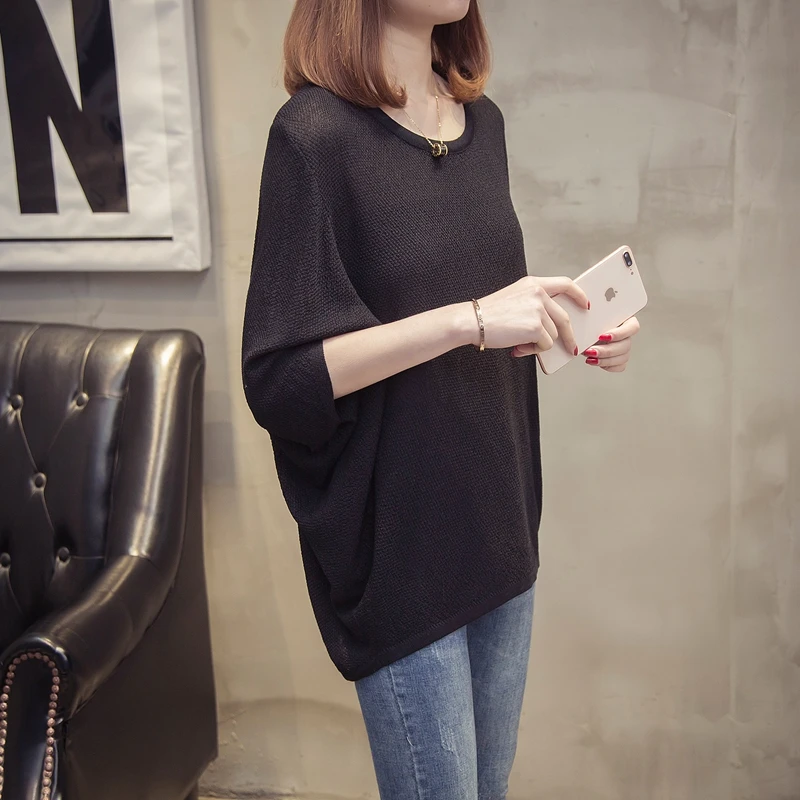 OHCLOTHING свитер женский пуловер 1641-круглый воротник рукава летучая мышь пальто свитер 50 T область 20