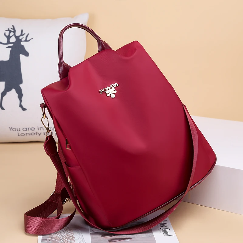 Wonderlife Fashion anti-theft school bag waterproof oxford school bag cute style school bag back pocket design backpack