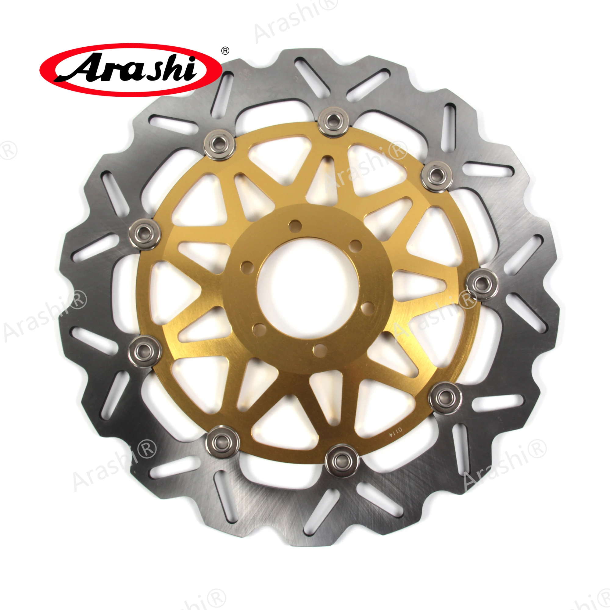 Arashi 1 Set For DUCATI AUL SMART LE 1000 2006 2007 CNC Floating Front Rear Brake Disc Disk Brake Rotors Motorcycle Accessories
