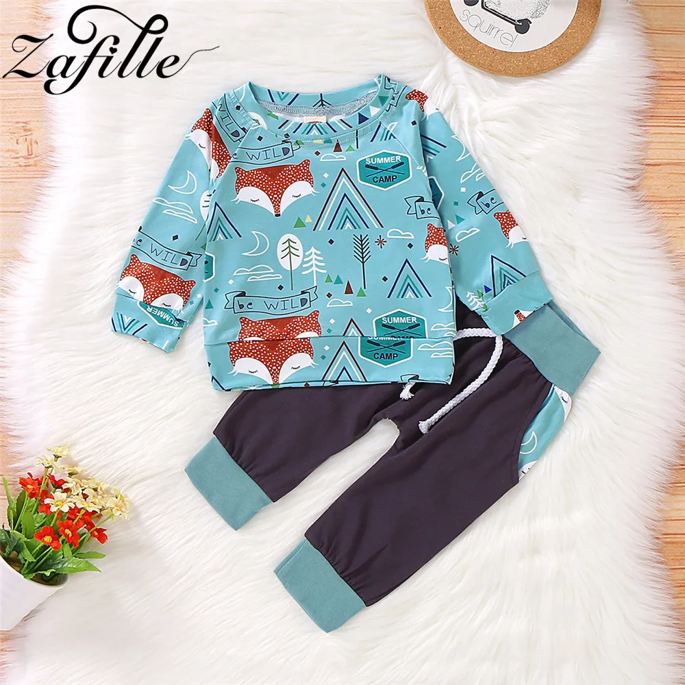 fox print baby clothes