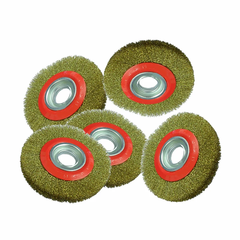 6 Inch 150mm Fine Wire Brush Wheel For Bench Grinder Descaling
