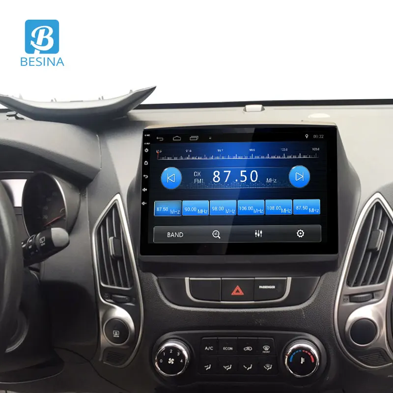 Besina 9 дюймов Android 9,0 Автомагнитола для hyundai TUCSON IX35 2009- мультимедийный плеер wifi gps навигация аудио стерео 2G+ 32G