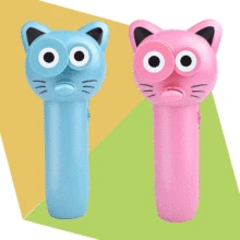 Lanceur d'hélice de corde à glissière, jouets pour chat mignon, contrôleur de corde volante, jouet électrique de fête drôle pour enfants, cadeaux de noël