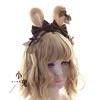 Japanese lolita bear ear band bear hair bands kc Lolita headband hair accessories folder side ► Photo 2/4