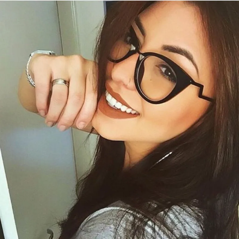NEW Eyeglasses Spectacle Frame Women Cat Eye Computer Optical Glasses Myopia For Ladies Prescription Eyewear Frame Glasses