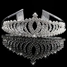 Корейский стиль повязки для волос невесты большая корона популярные горячие продажи невесты аксессуары для волос аксессуары для головы аксессуары для свадебного платья Di