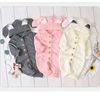 2022 New Infant Baby Boys Girls Rabbit Ears Hooded Rompers Clothes Children Baby Boy Girl Kids Knitting Long Sleeve Rompers ► Photo 3/6