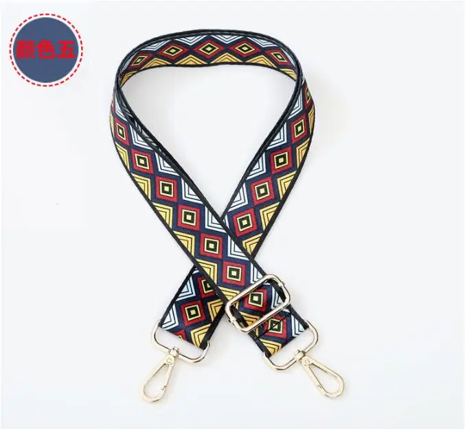 Free Shipping 2pcs Nylon Colored Belt Bags Strap DIY Accessories for Women Adjustable Shoulder Messenger Handbag Straps - Цвет: S008