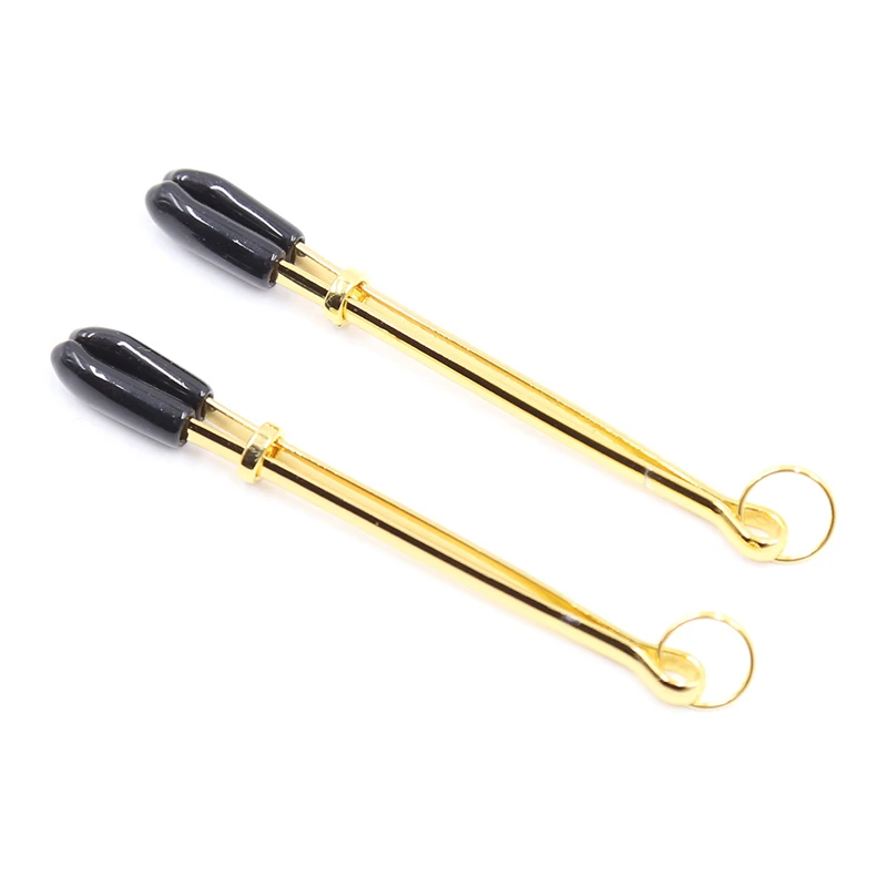 Metal Nipple Clamps Adult Flirting Game Breast Bondage Restraints Massager Nipples Clips Erotic Sex Toys For Women Men 1 Pair