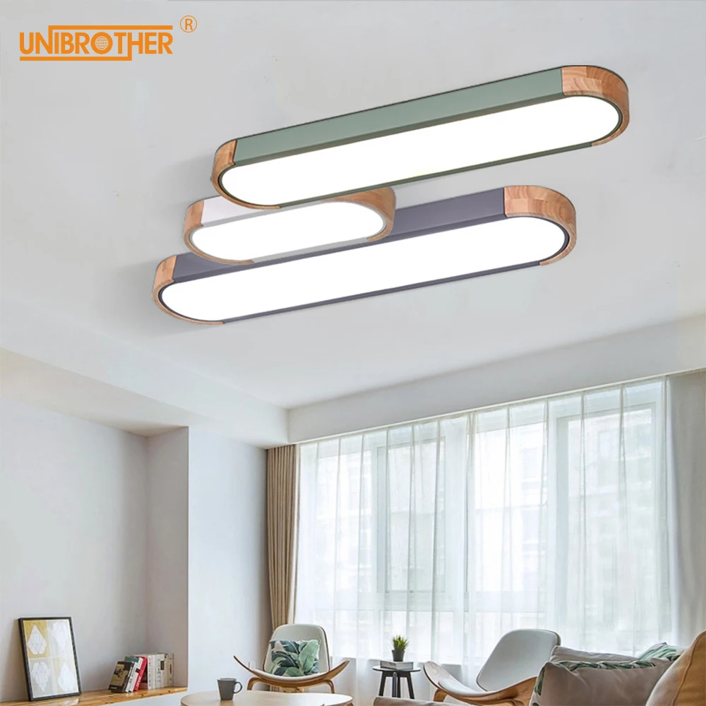 Nordic LED Ceiling Light Aisle Lights Office Strip Lighting Round Corner Creative Simple Corridor Balcony wood dropshipping Nordic LED Ceiling Light Aisle Lights Office Strip Lighting Round Corner Creative Simple Corridor Balcony wood dropshipping