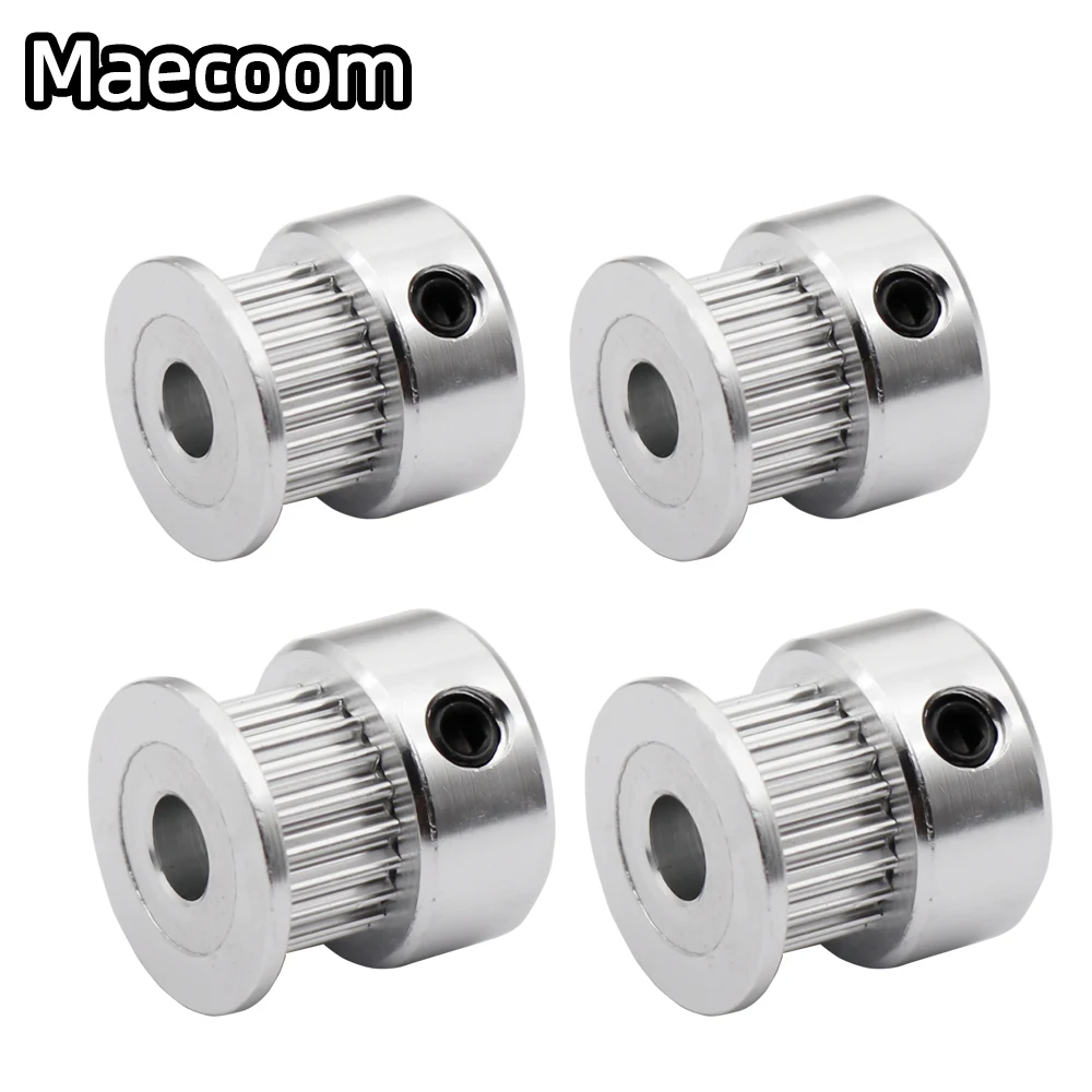 3D Printer Parts GT2 Timing Pulley 16 Tooth 2GT 20 Teeth Aluminum Bore 5mm 8mm Synchronous Wheels Gear Part Width 6mm 10mm 5pcs