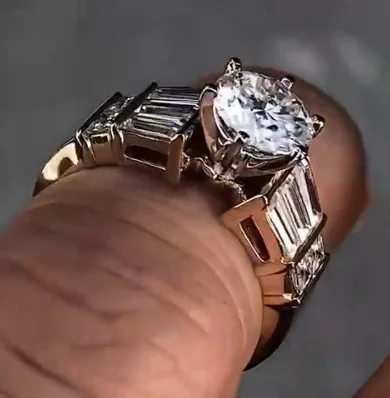 Новое поступление, модное овальное обручальное кольцо из стерлингового серебра 925 пробы для женщин, Подарок на годовщину, ювелирные изделия r5324
