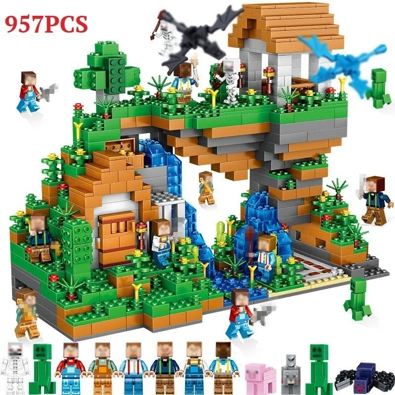 

957Pcs Building Blocks Ancient Castle Adventure Action Figures Building Blocks Compatible DIY Brick Legoings City ChildrenToy