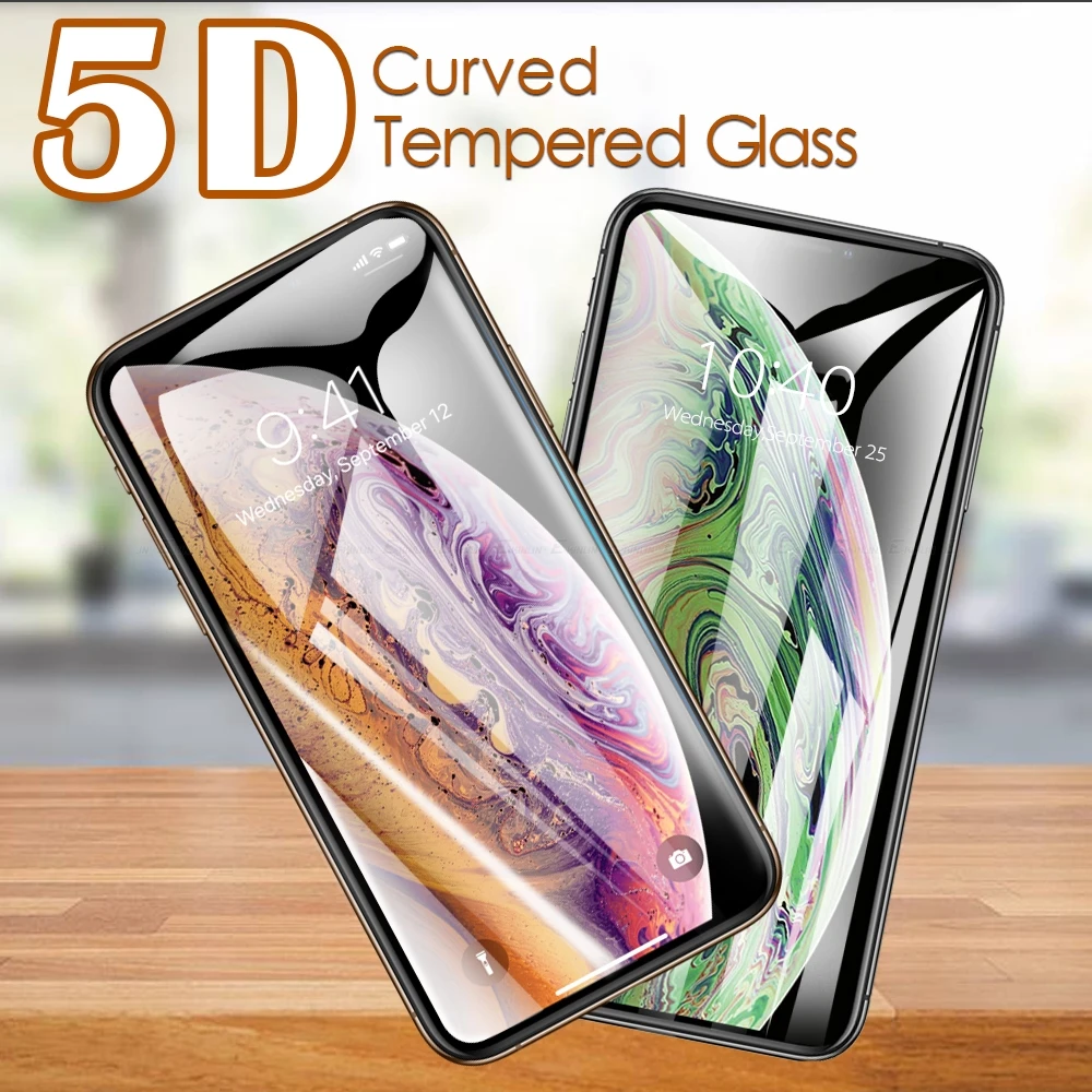 5D изогнутое полное покрытие закаленное стекло для iPhone 12 mini SE 2020 7 8 6 6s Plus X XR XS 11 Pro Max защитная пленка|Защитные стёкла и плёнки| | АлиЭкспресс