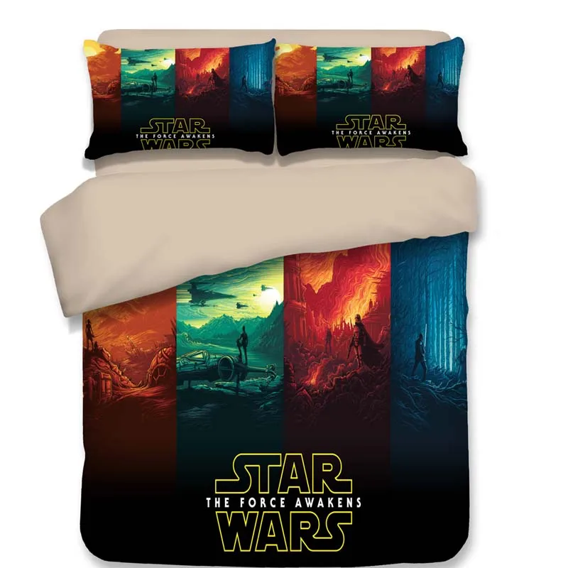 5 Комплект постельного белья из серии "Звездные войны", "Phantom Menace", пододеяльники, наволочки, "Звездные войны", "Анакин", Комплект постельного белья, постельное белье - Цвет: 5