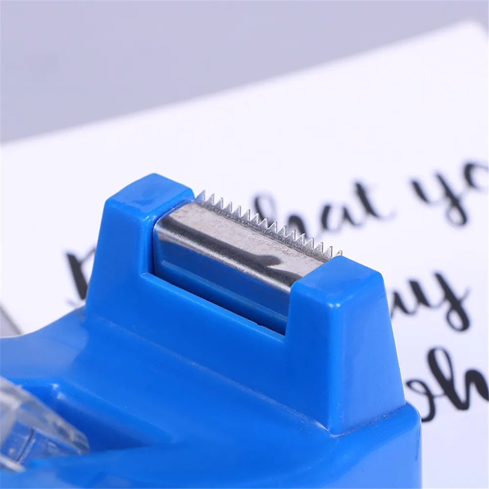 1pc Plastic Washi Tape Dispenser Masking Tape Holder Tape Cutter DIY Packing Double Sided Tape Dispenser School Office Supplies