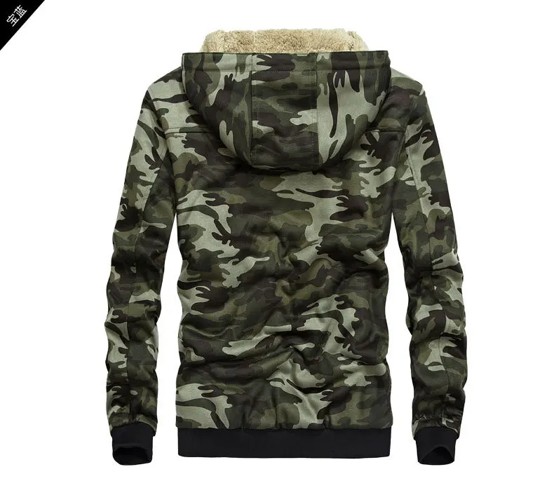 AliExpress Мужская одежда Повседневная хлопковая стеганая куртка большой размер свободный крой плюс бархат камуфляж пальто Молодежный свитер