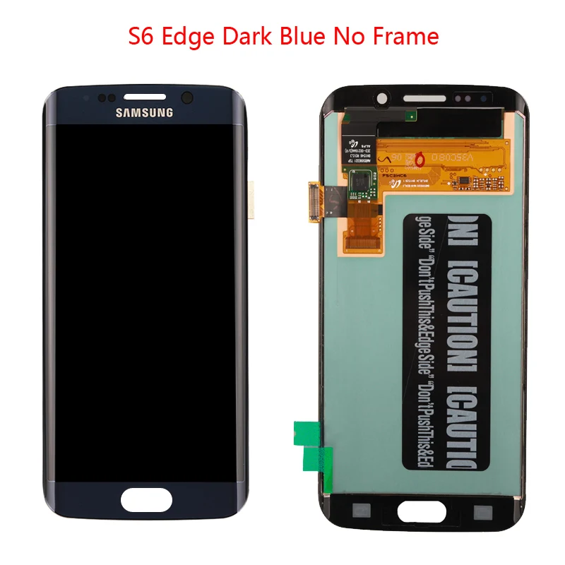 5,1 ''lcd Super AMOLED дисплей для SAMSUNG Galaxy s6 edge дисплей G925 G925F ЖК дигитайзер сборка с рамкой
