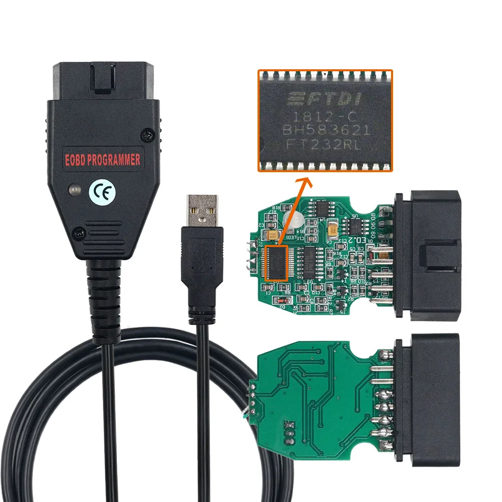 ECU Flasher Galletto 1260 EOBD Flasher FTDI FT232TL Galletto 1260 ECU чип тюнинг Чтение запись автомобиля ECU программист obd2 диагностический